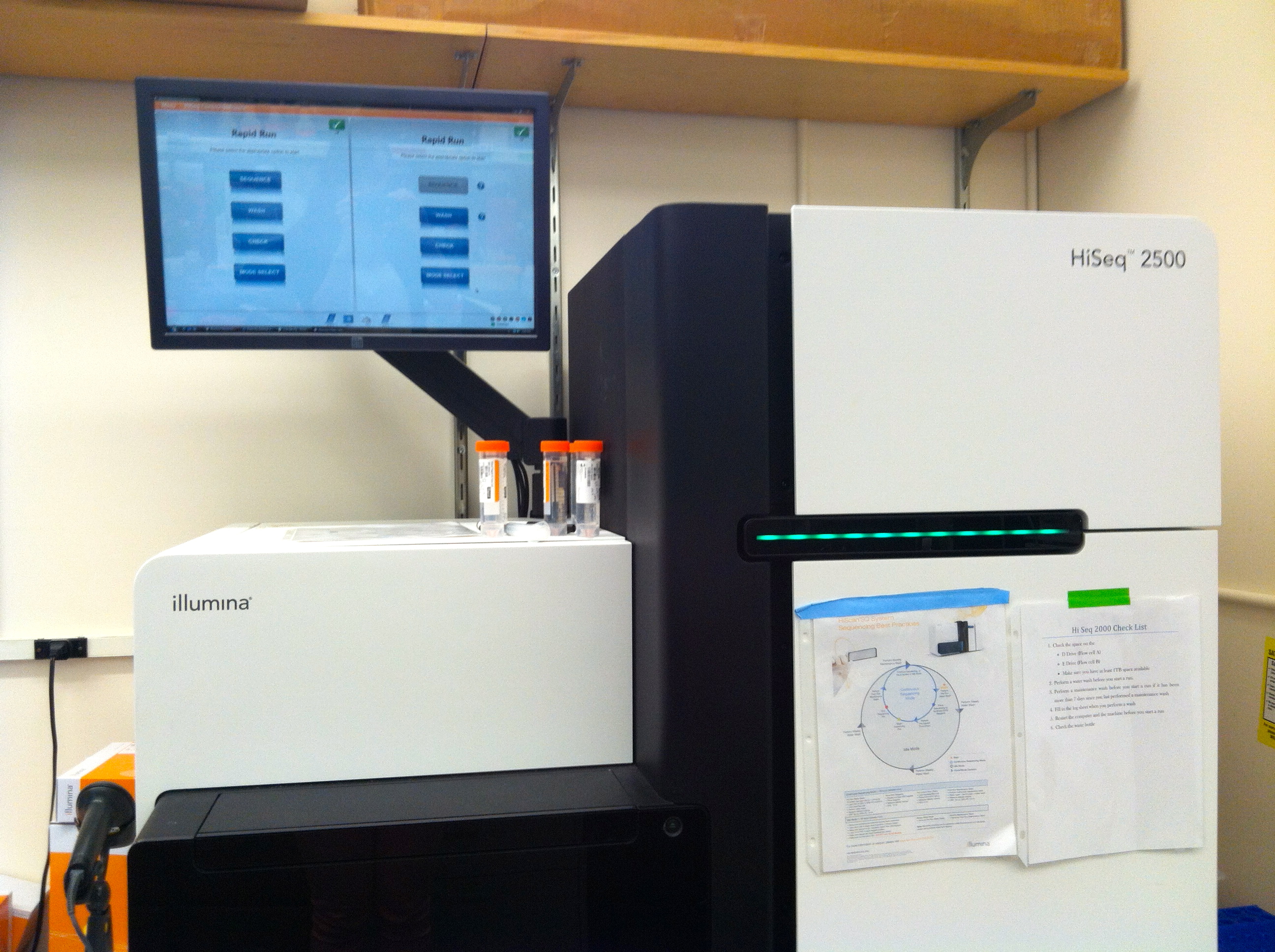 It may just look like a mini-fridge, but check out what this baby can do: http://www.illumina.com/systems/hiseq_2500_1500.ilmn