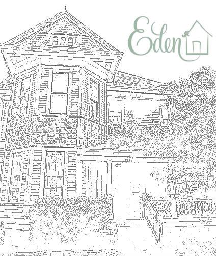 A sketch of Eden House